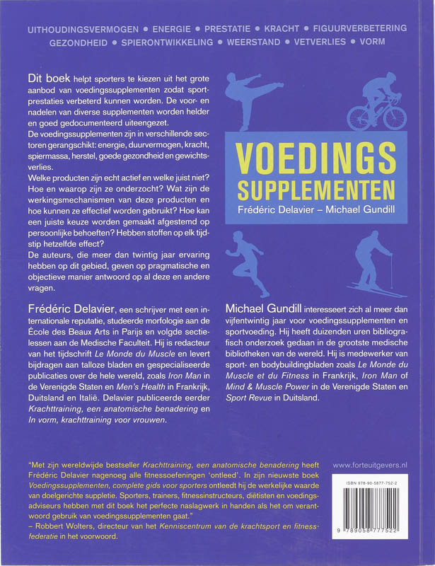 Voedingssupplementen achterkant