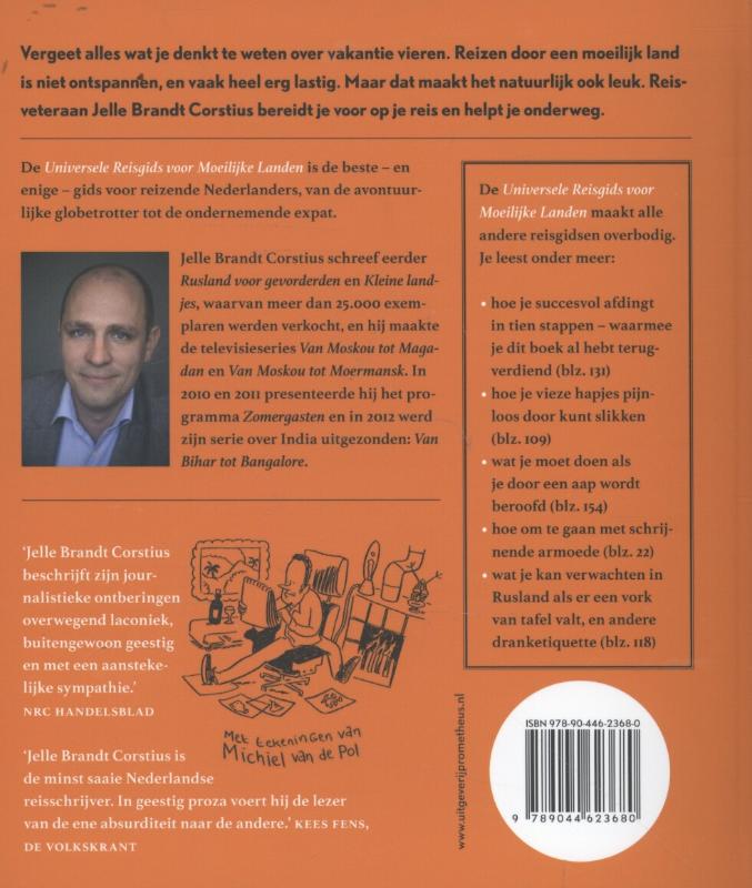 Universele reisgids voor moeilijke landen achterkant