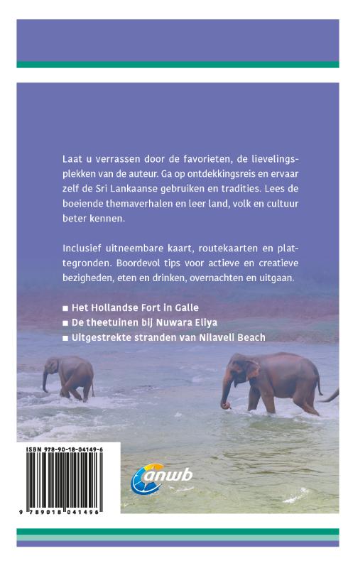 Sri Lanka / ANWB Ontdek reisgids achterkant