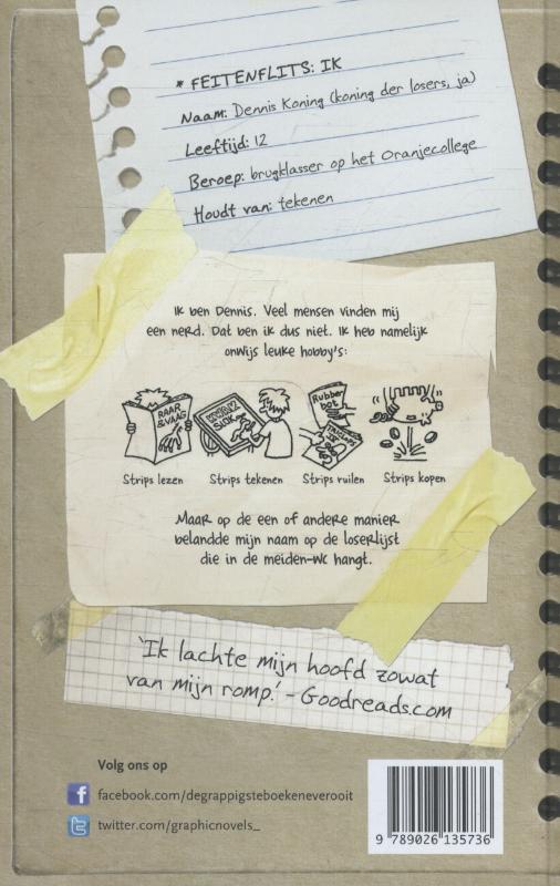 De loserlijst / De loserlijst / 1 achterkant