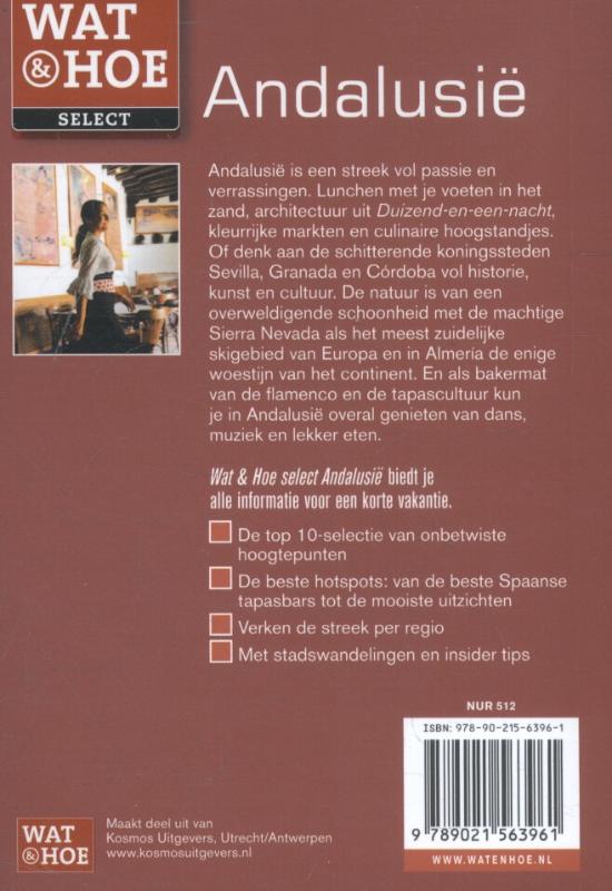 Andalusië / Wat & Hoe select achterkant