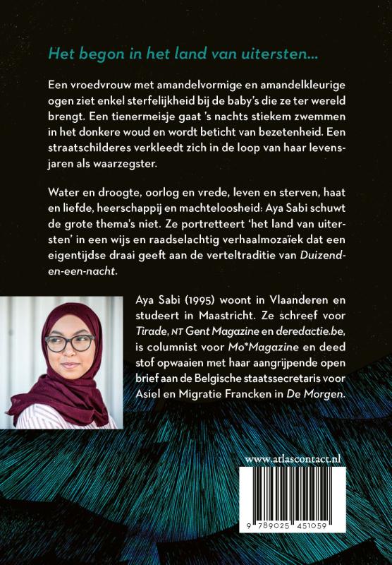 Verkruimeld land achterkant