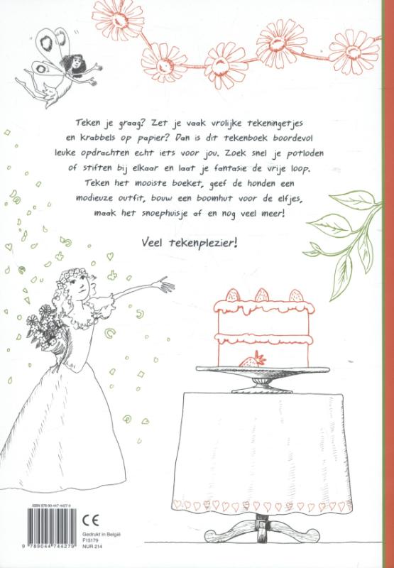 Het allerleukste tekenboek voor meisjes achterkant