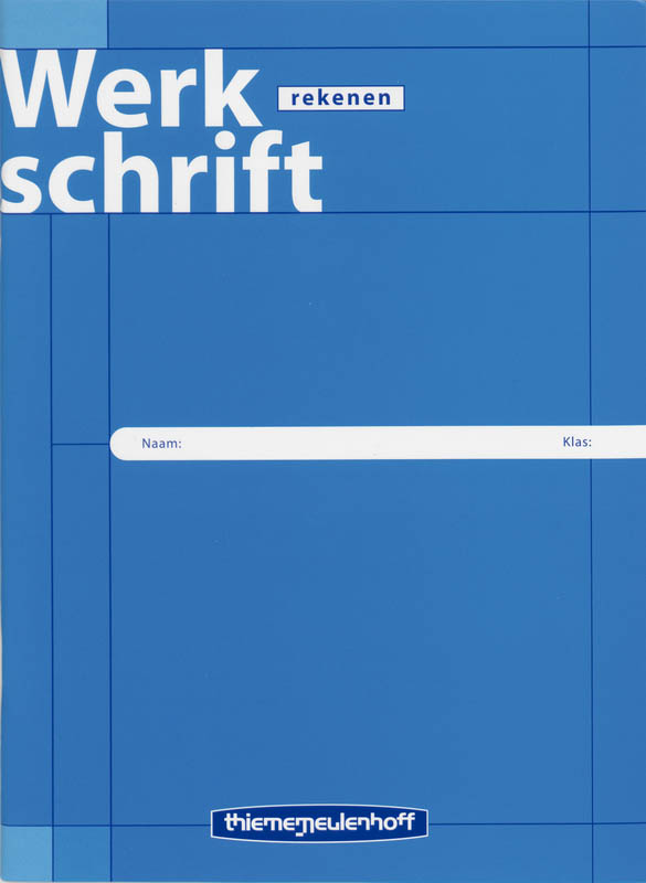 Werkschrift Rekenen