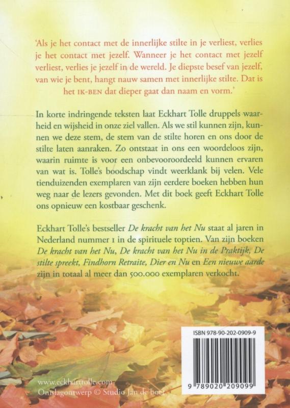 De stilte spreekt achterkant