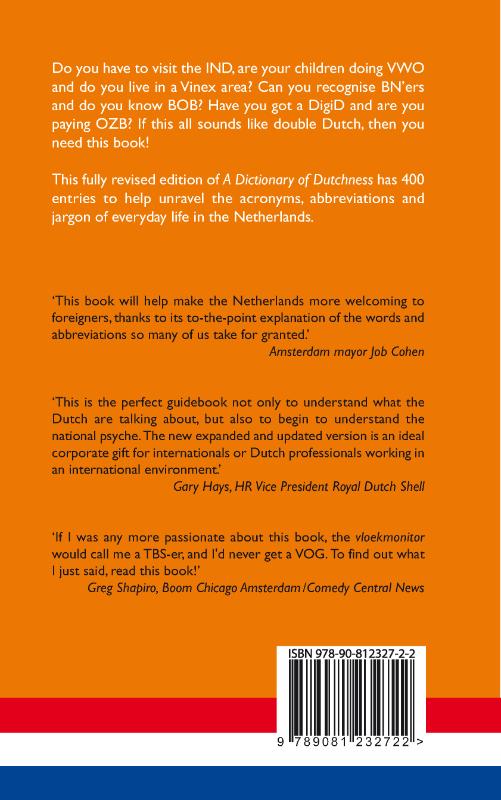 A Dictionary of Dutchness achterkant
