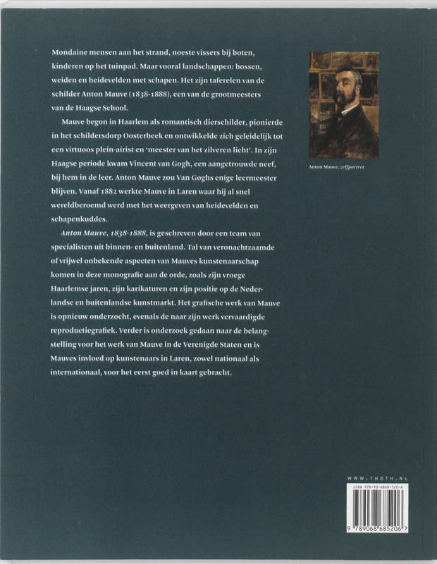 Anton Mauve 1838-1888 achterkant
