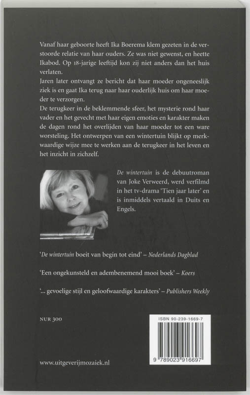 De wintertuin / L-label achterkant