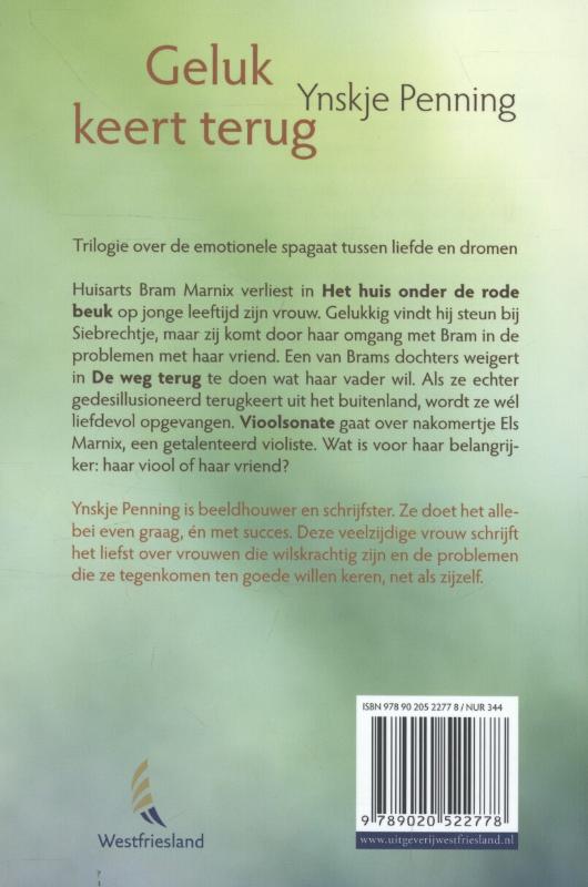 Geluk keert terug omnibus achterkant