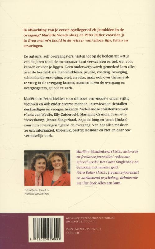 Even met mijn hoofd in de vriezer / Boekencentrum Lifestyle achterkant