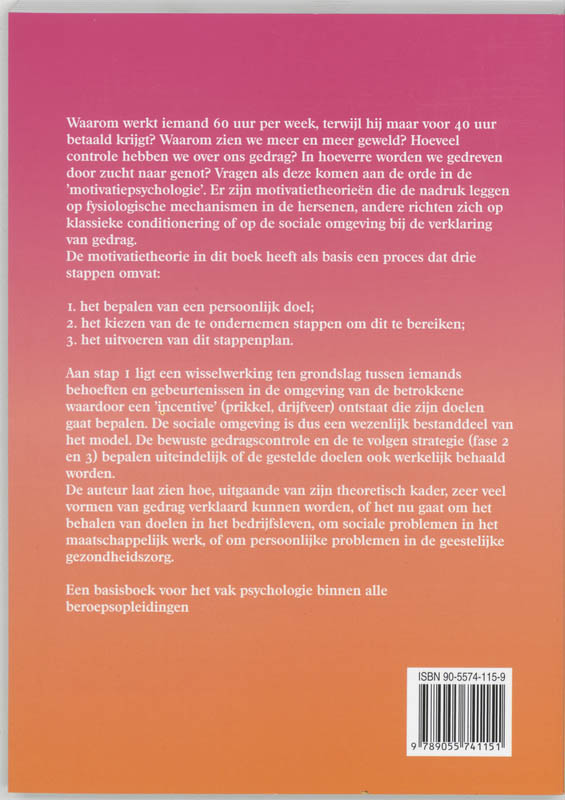 Motivatie achterkant