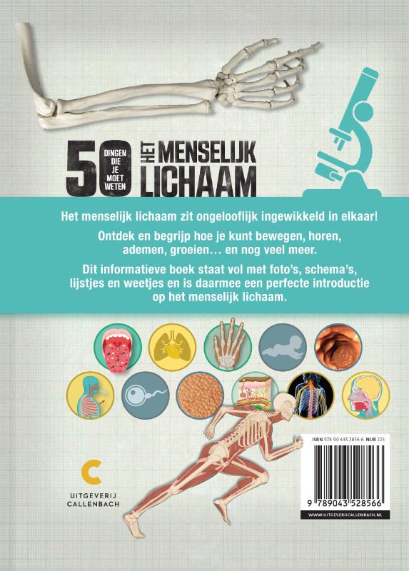 50 dingen die je moet weten  -   Het menselijk lichaam achterkant