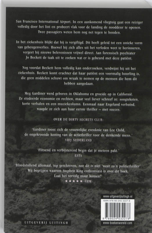 De memory man achterkant