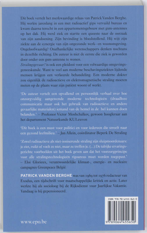 Stralingsgevaar! achterkant