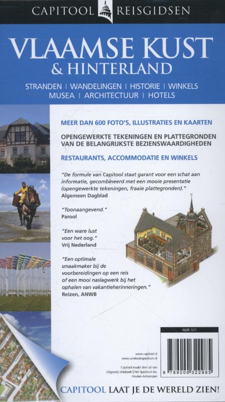 Capitool reisgidsen  -   Vlaamse kust achterkant