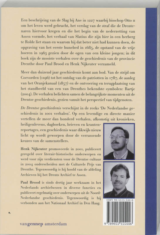 Drentse Geschiedenis achterkant