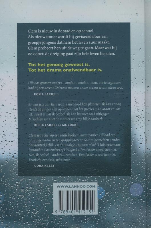 De jongen die het liet regenen achterkant