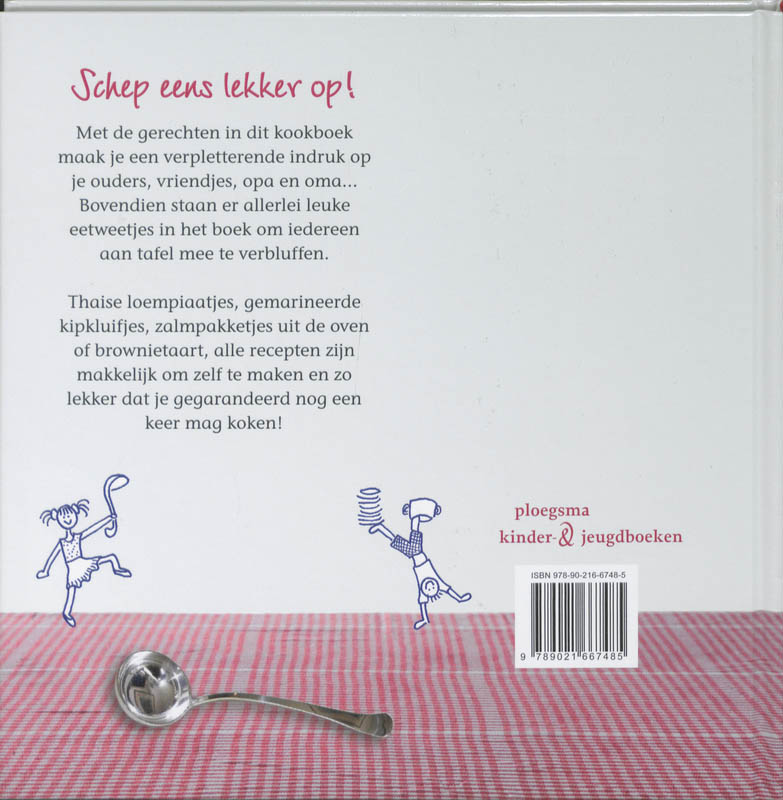 Lekker opscheppen! achterkant