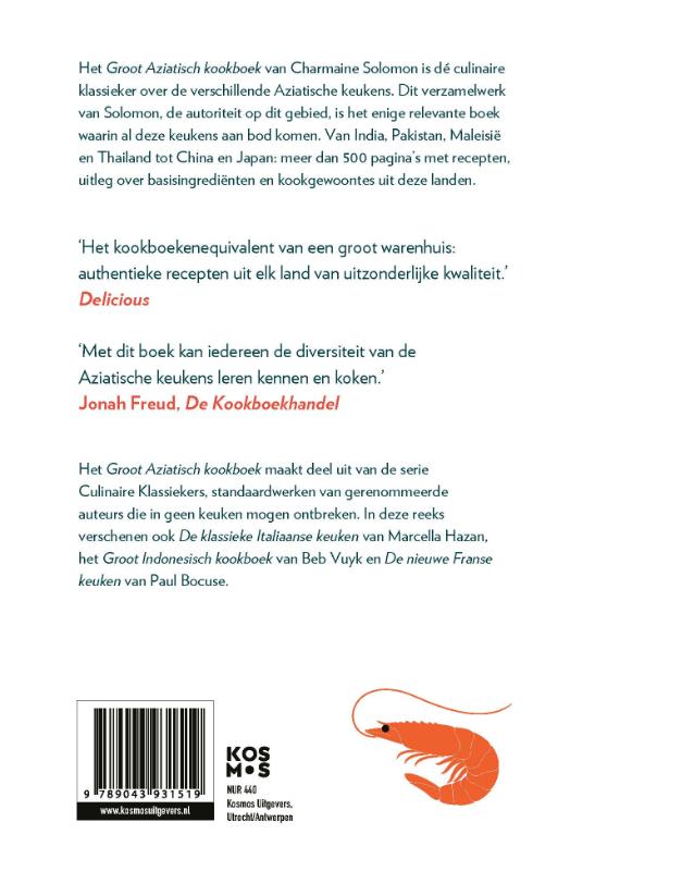 Groot Aziatisch kookboek / Culinaire Klassiekers achterkant