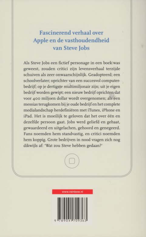 Steve Jobs achterkant