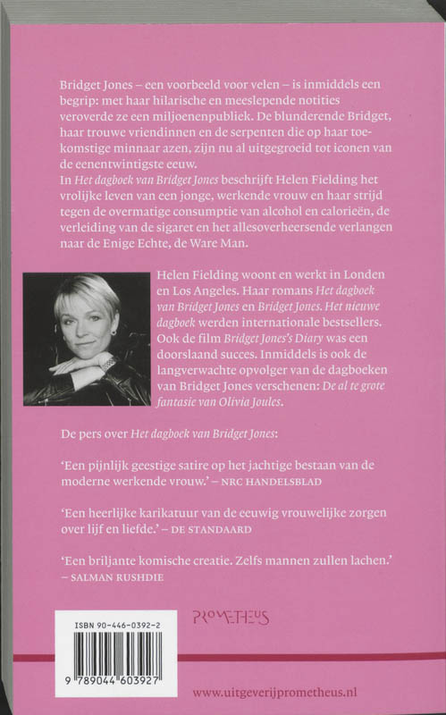 Dagboek Van Bridget Jones achterkant