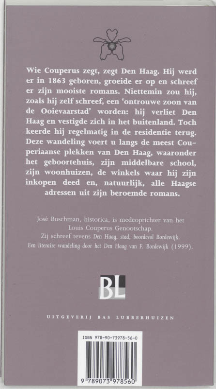 Zoo ik iets ben, ben ik een Hagenaar / Literaire wandelingen / 3 achterkant