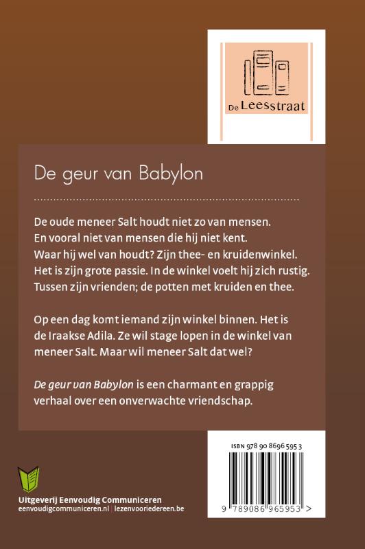De geur van Babylon / De Leesstraat / 17 achterkant