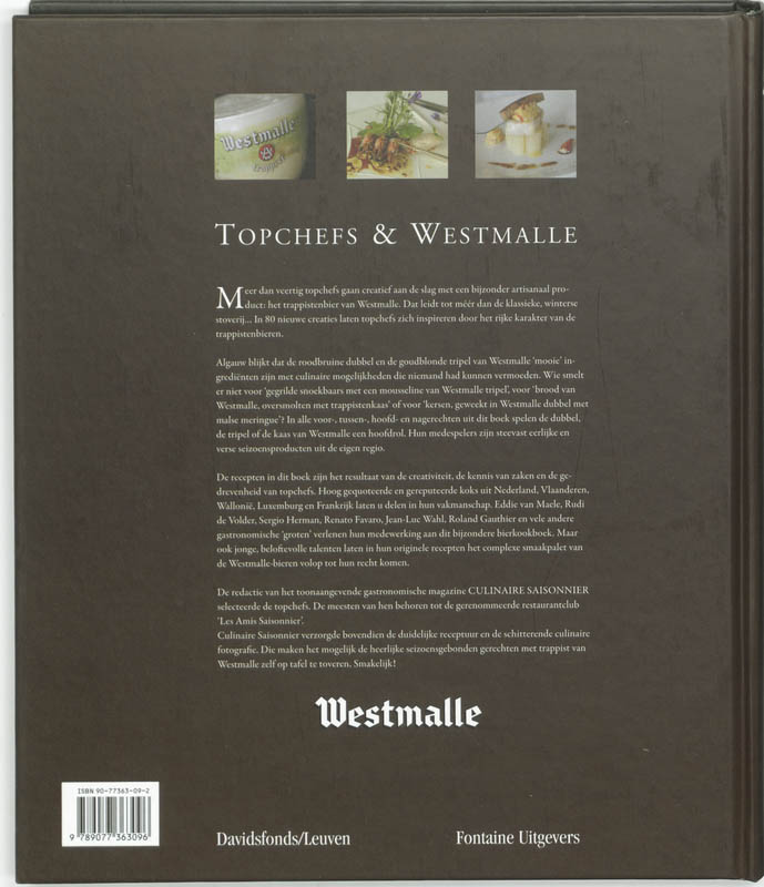 Topchefs Koken Met Westmalle achterkant