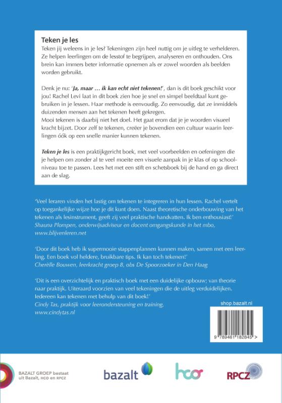 Teken je les achterkant