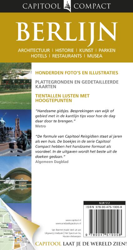 Berlijn / Capitool Compact achterkant