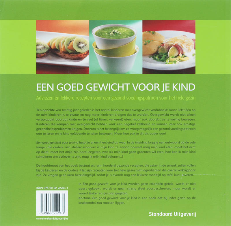 Een Goed Gewicht Voor Je Kind achterkant