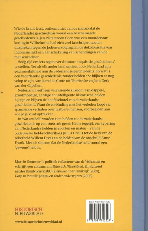 Wat een held achterkant