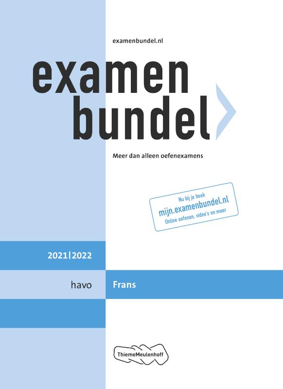 Examenbundel havo Frans 2021/2022
