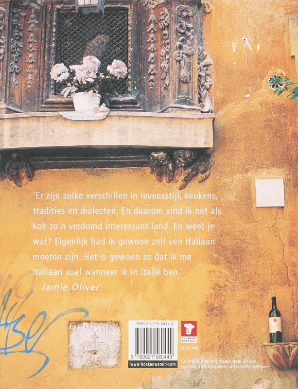 Jamie's Italië achterkant