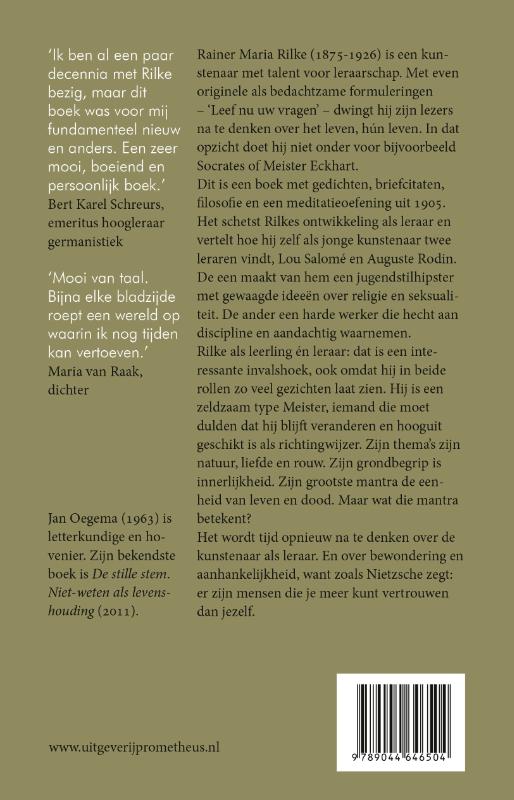 Rilke en de wijsheid achterkant