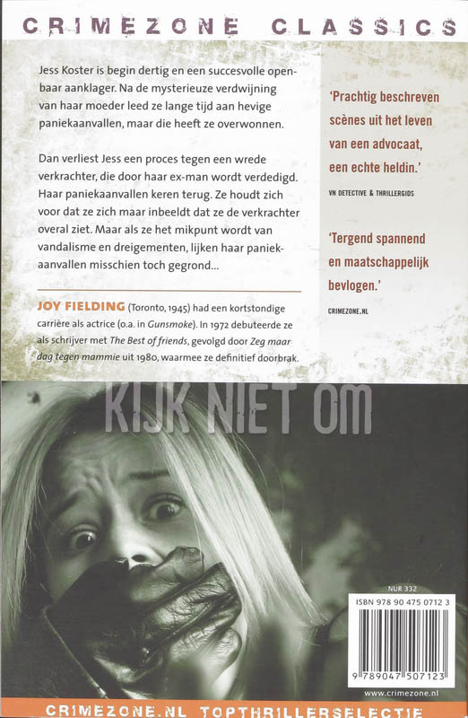 Kijk Niet Om achterkant