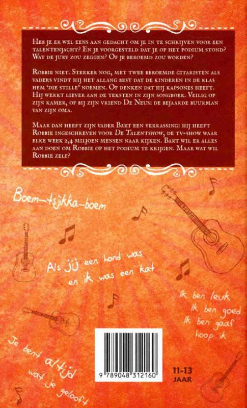 Robbie's songboek achterkant