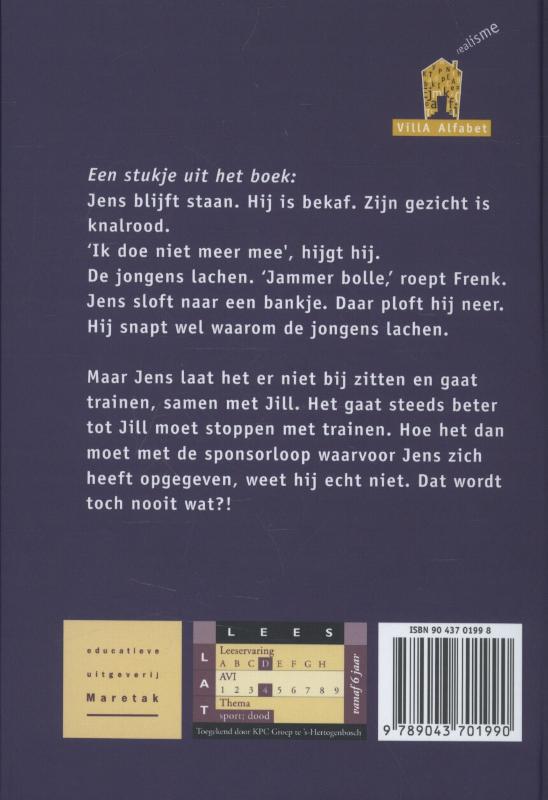 Kom op, bolle! / Villa Alfabet Oranje achterkant