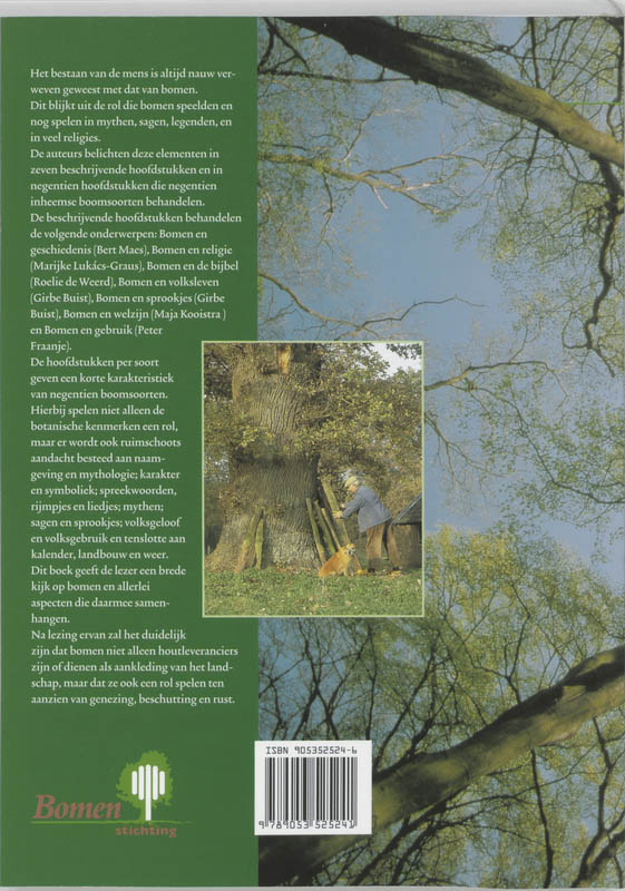 Bomen en mensen achterkant