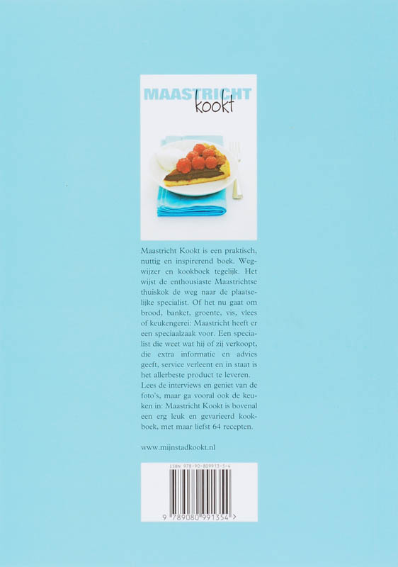 Maastricht Kookt / Nederland-kookt / mijn stad kookt achterkant
