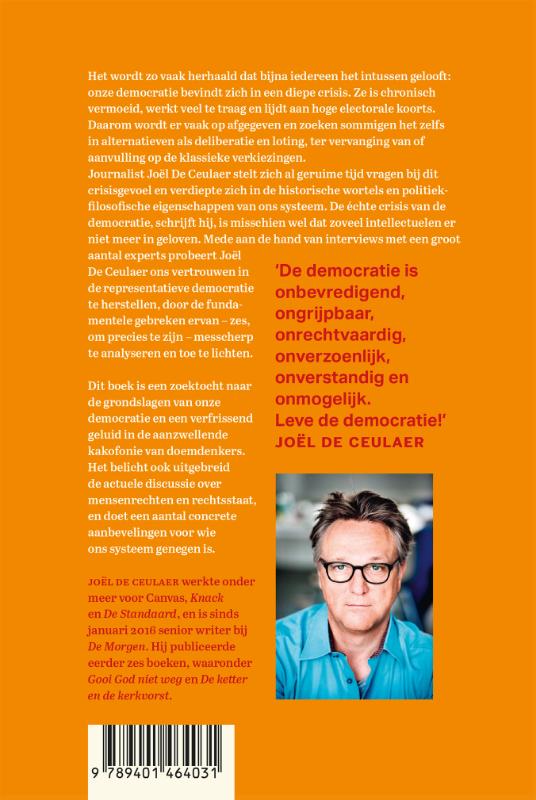 Hoera! De democratie is niet perfect achterkant