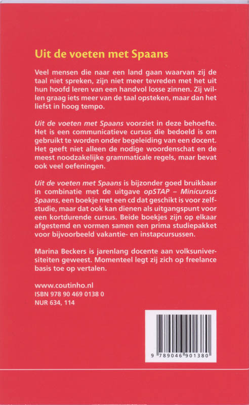 Uit de voeten met Spaans achterkant