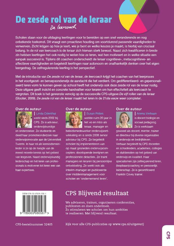 De zesde rol van de leraar achterkant
