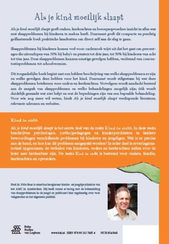 Als je kind moeilijk slaapt / Kind in Zicht achterkant