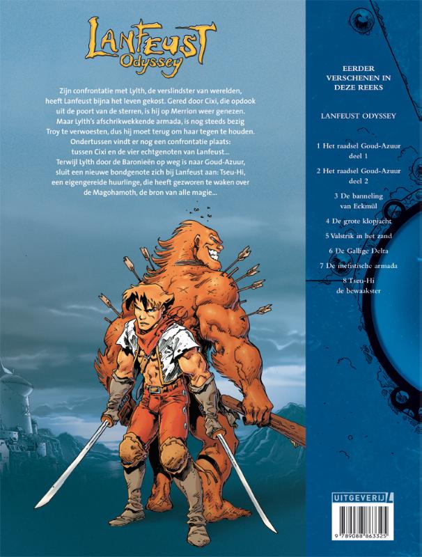 Tseu-Hi de bewaakster / Lanfeust Odyssey / 8 achterkant