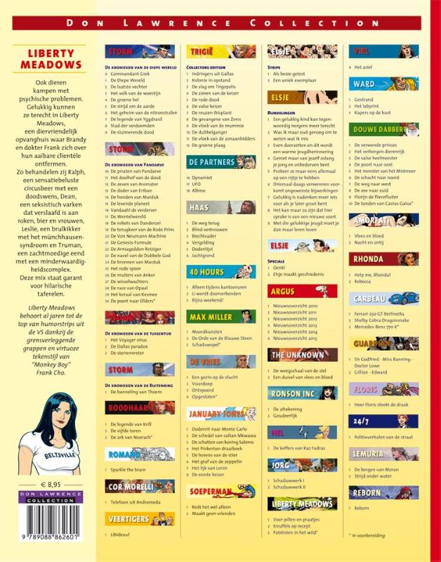 Liberty Meadows 2 -   Knuffels op recept achterkant