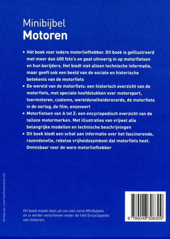 Motoren / Minibijbel achterkant