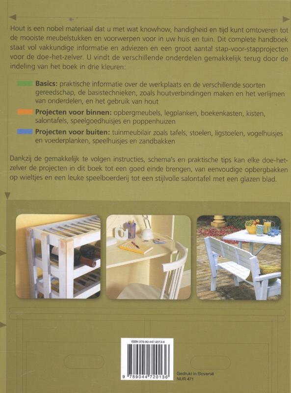 Compleet handboek houtbewerking achterkant