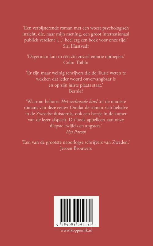 Het verbrande kind achterkant