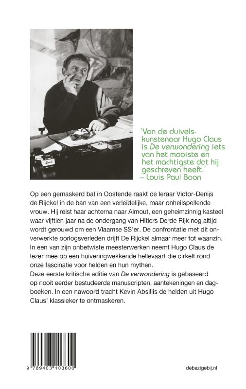 De Verwondering achterkant